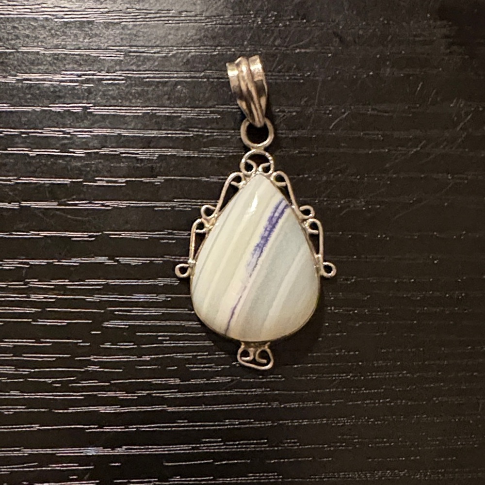 Sterling silver necklace charm